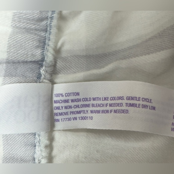 Stars Above Flannel Jogger Pants XXL Plaid Elastic Waist Pockets Drawstr… - Picture 9 of 11